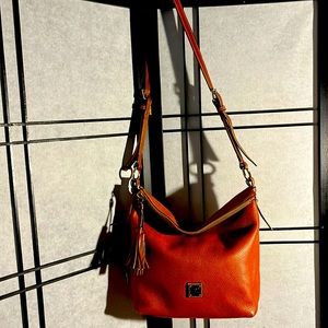 Dooney & Bourke pebble leather shoulder bag